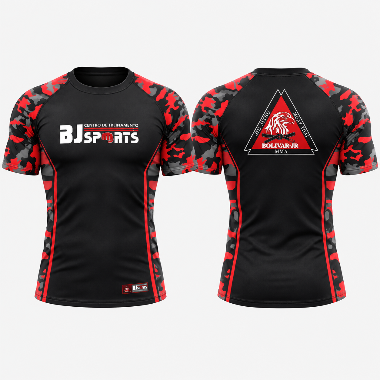 Camiseta de Treino Camuflada BJ Sports